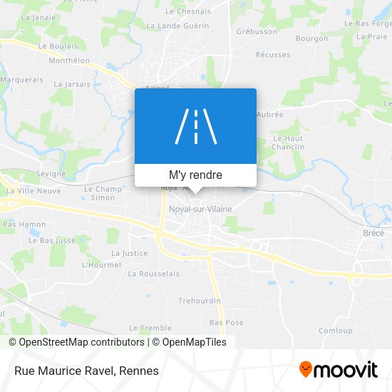 Rue Maurice Ravel plan