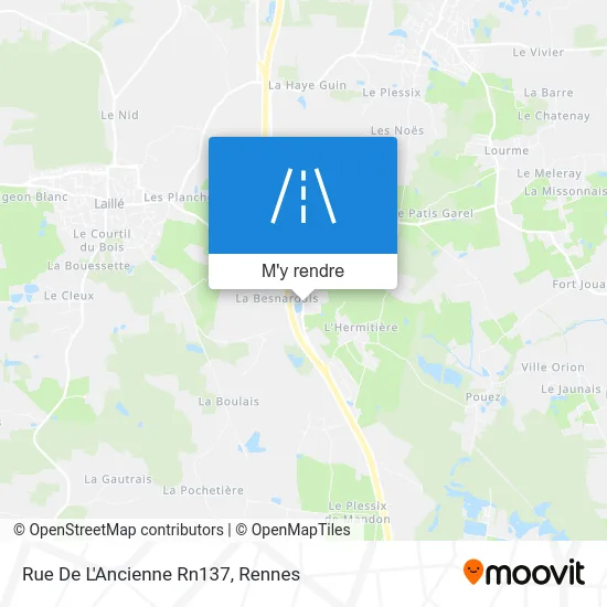 Rue De L'Ancienne Rn137 plan