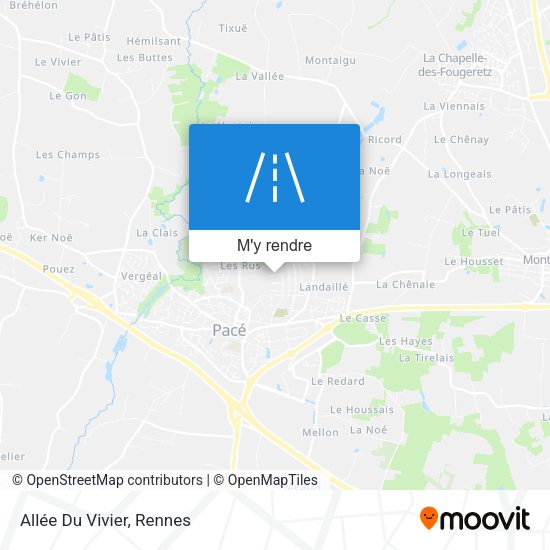Allée Du Vivier plan