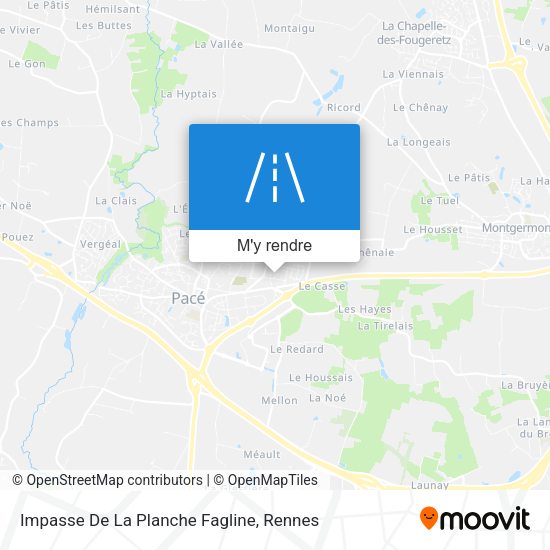 Impasse De La Planche Fagline plan