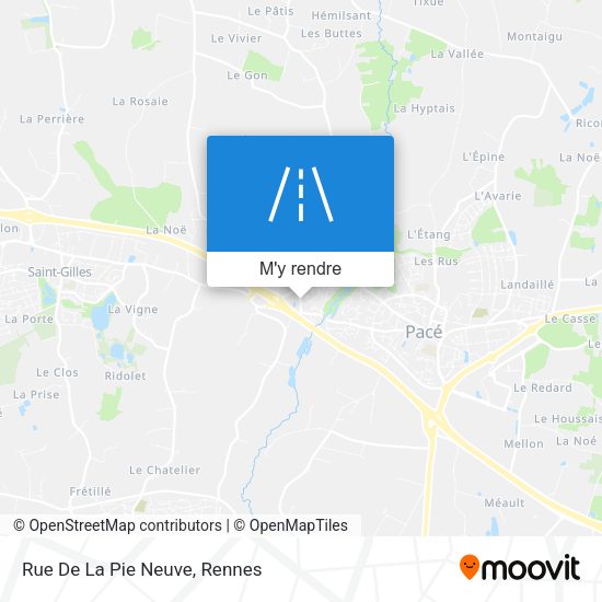 Rue De La Pie Neuve plan