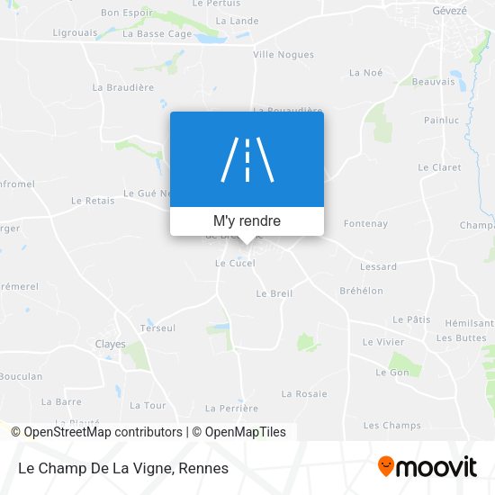 Le Champ De La Vigne plan