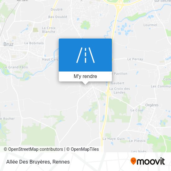 Allée Des Bruyères plan