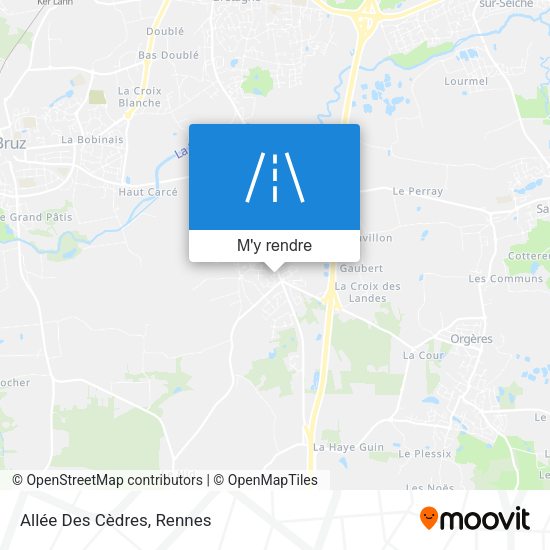 Allée Des Cèdres plan