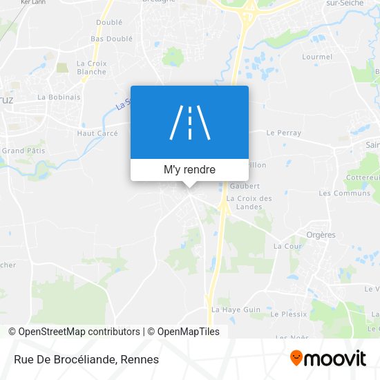 Rue De Brocéliande plan