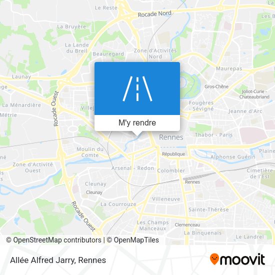 Allée Alfred Jarry plan