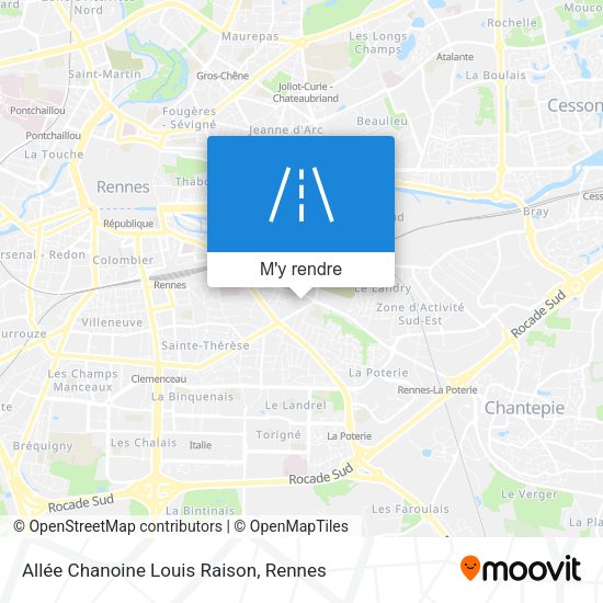 Allée Chanoine Louis Raison plan