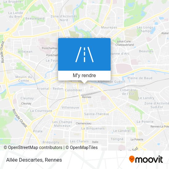 Allée Descartes plan