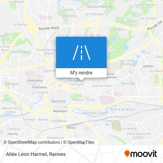 Allée Léon Harmel plan