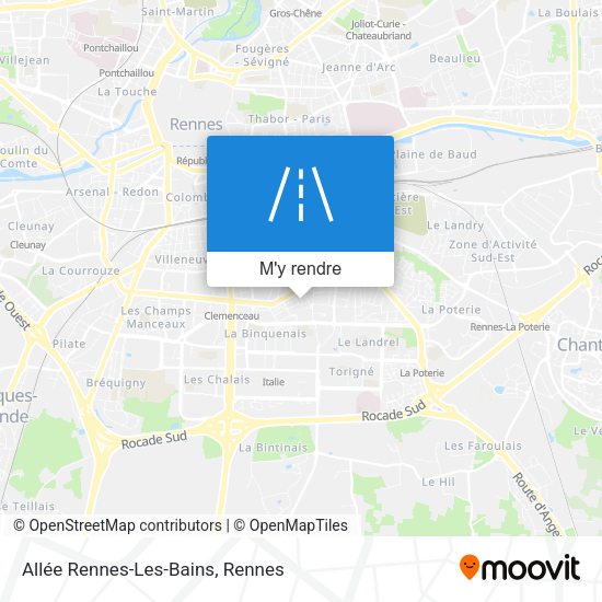 Allée Rennes-Les-Bains plan