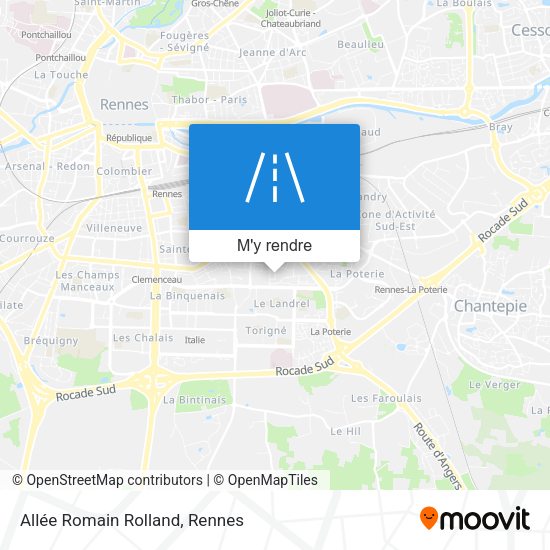 Allée Romain Rolland plan