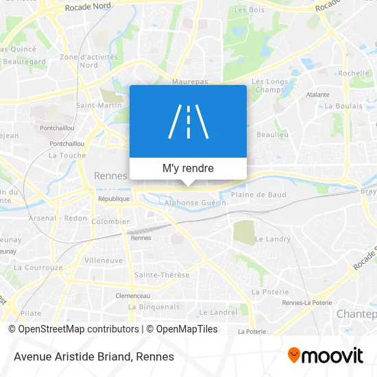 Avenue Aristide Briand plan