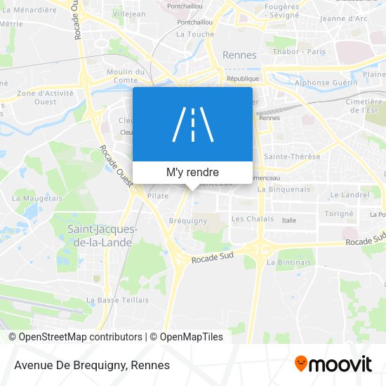 Avenue De Brequigny plan