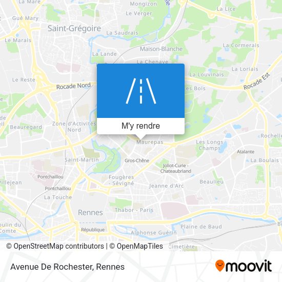 Avenue De Rochester plan