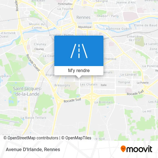 Avenue D'Irlande plan