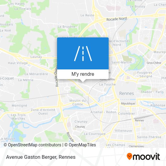 Avenue Gaston Berger plan