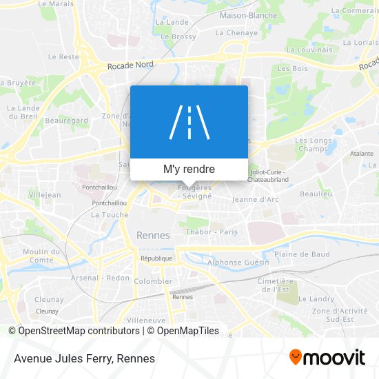 Avenue Jules Ferry plan