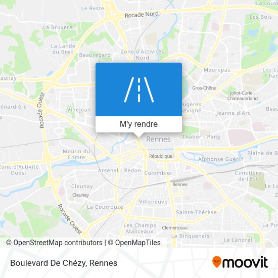 Boulevard De Chézy plan