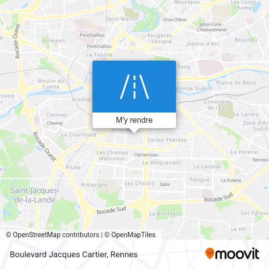 Boulevard Jacques Cartier plan
