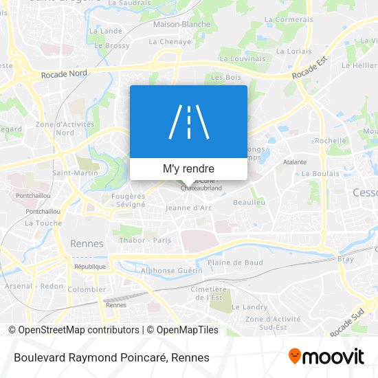 Boulevard Raymond Poincaré plan