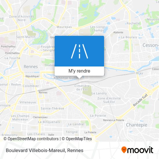 Boulevard Villebois-Mareuil plan