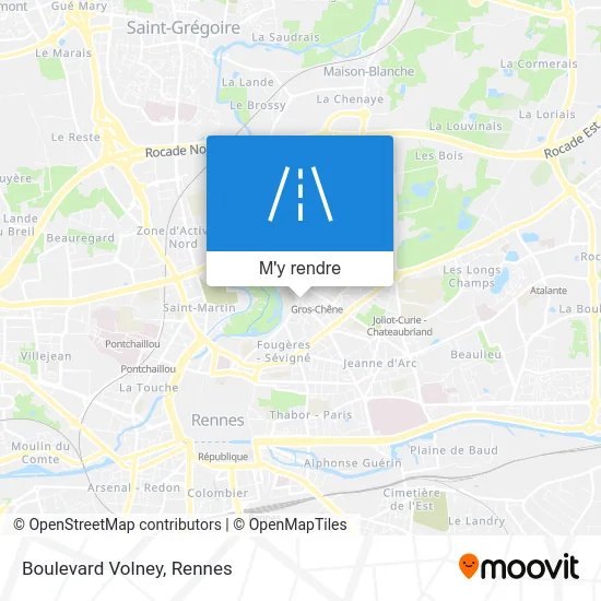 Boulevard Volney plan