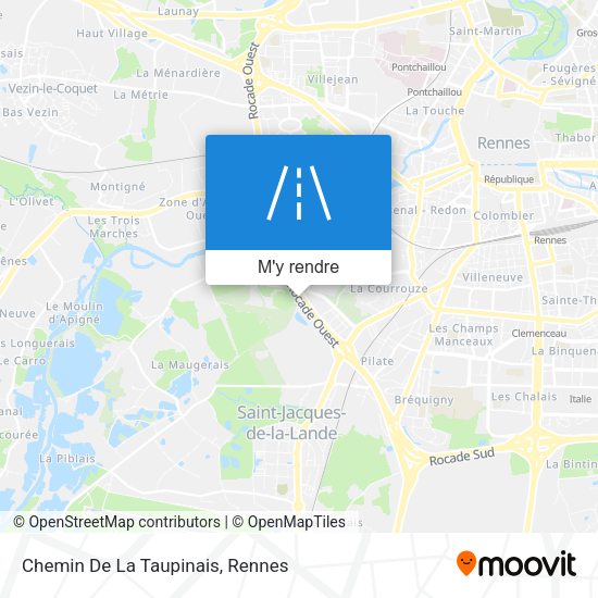 Chemin De La Taupinais plan