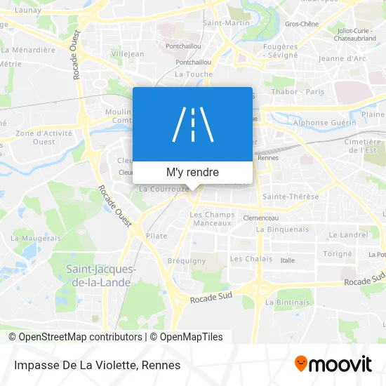 Impasse De La Violette plan