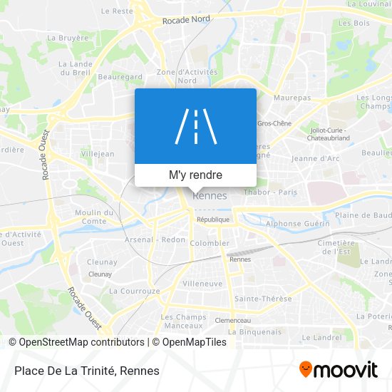 Place De La Trinité plan