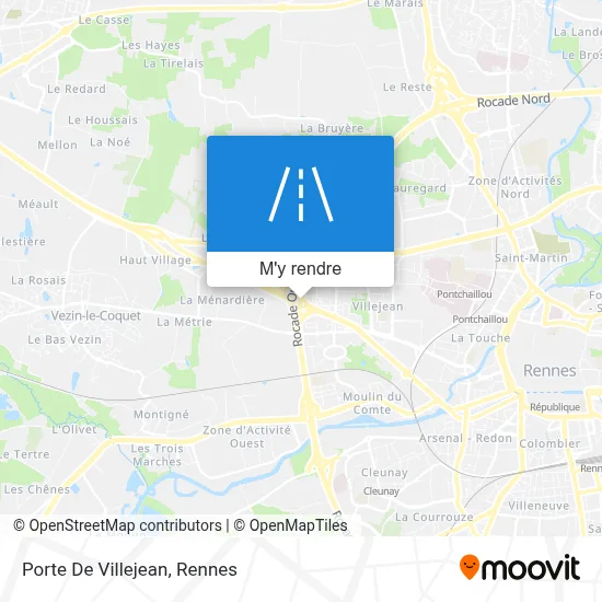 Porte De Villejean plan