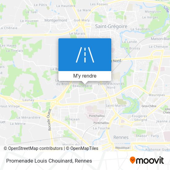 Promenade Louis Chouinard plan