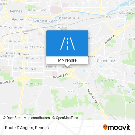 Route D'Angers plan