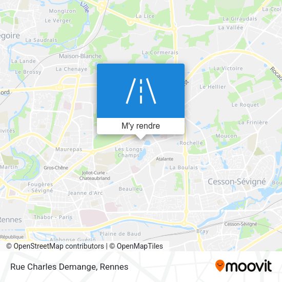 Rue Charles Demange plan