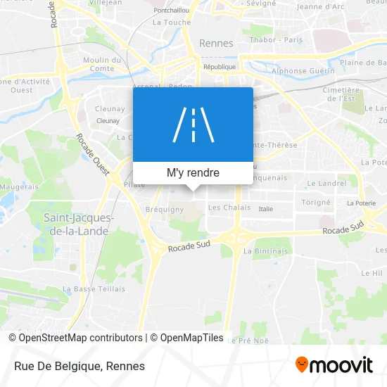 Rue De Belgique plan