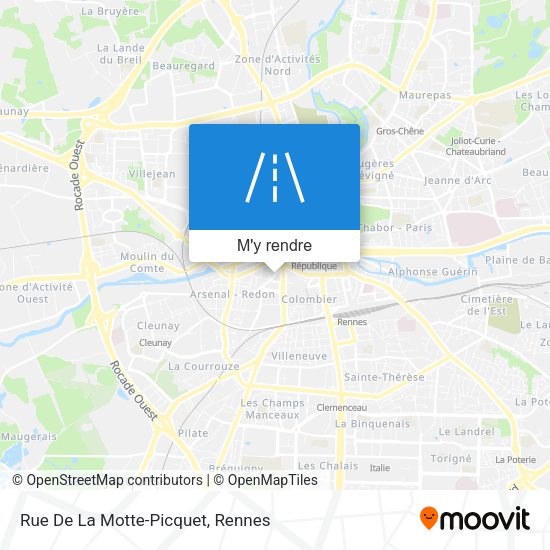 Rue De La Motte-Picquet plan