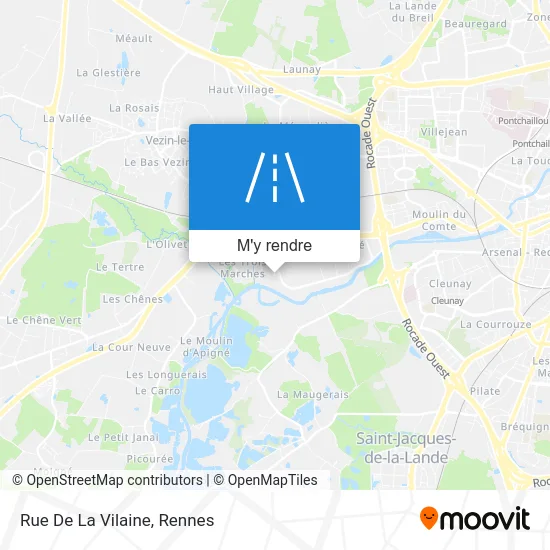 Rue De La Vilaine plan