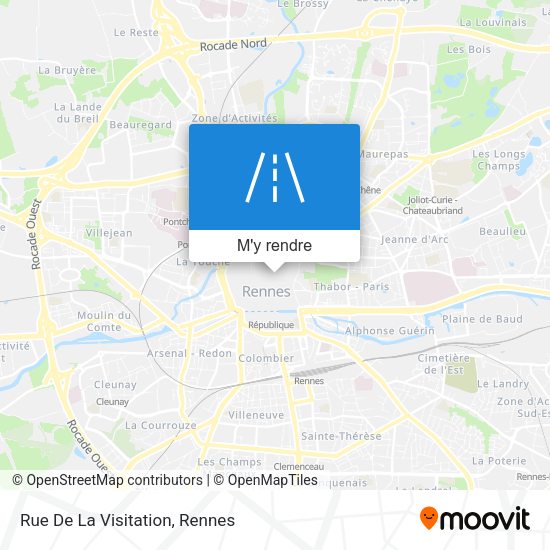 Rue De La Visitation plan