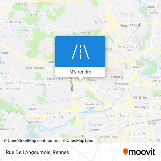 Rue De L'Angoumois plan