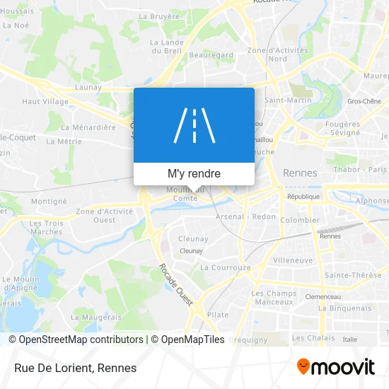 Rue De Lorient plan