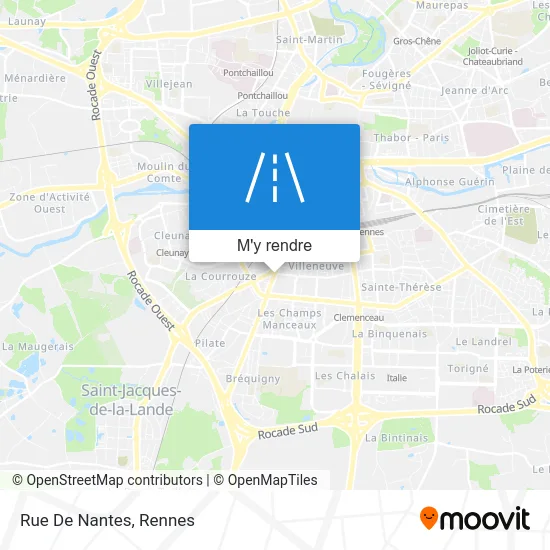Rue De Nantes plan
