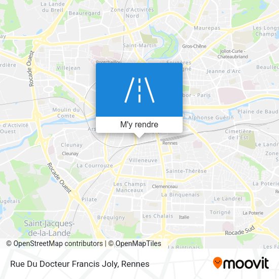 Rue Du Docteur Francis Joly plan