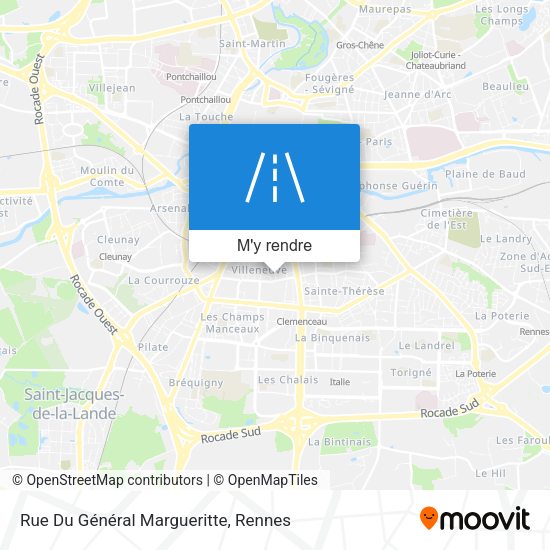 Rue Du Général Margueritte plan