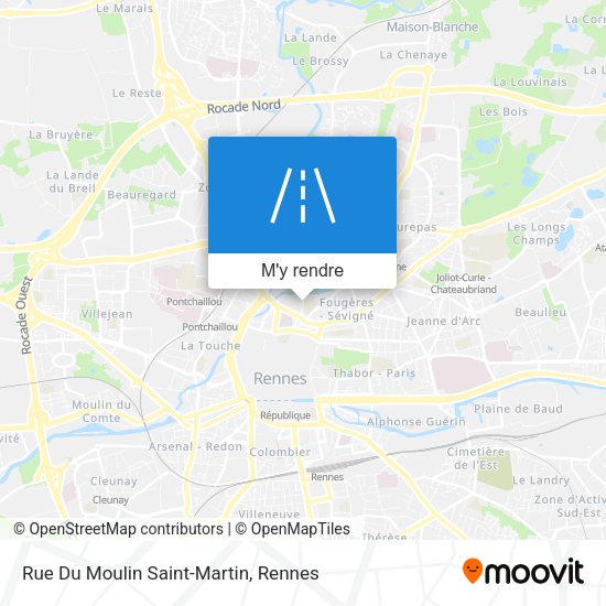 Rue Du Moulin Saint-Martin plan