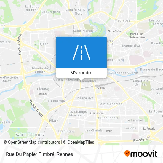 Rue Du Papier Timbré plan