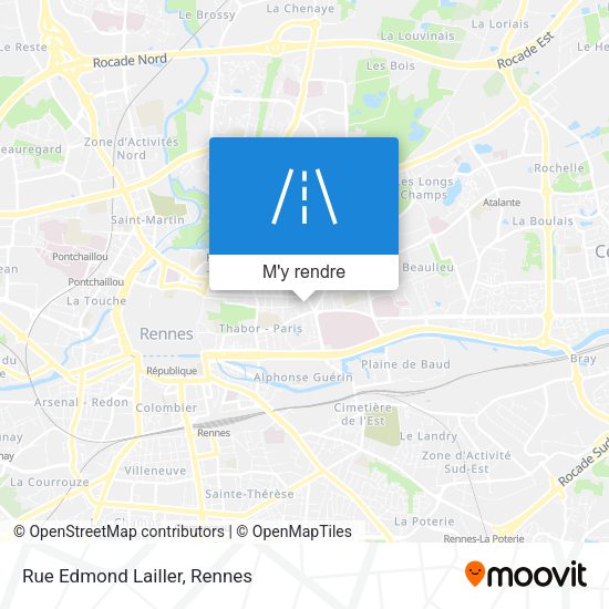 Rue Edmond Lailler plan