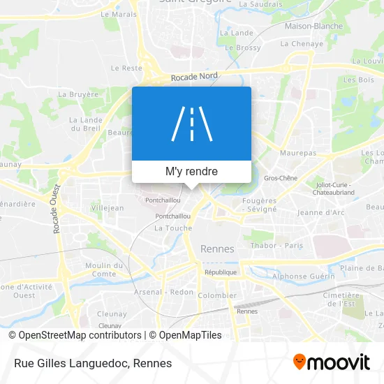 Rue Gilles Languedoc plan