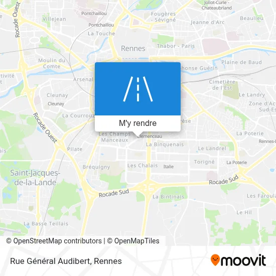 Rue Général Audibert plan