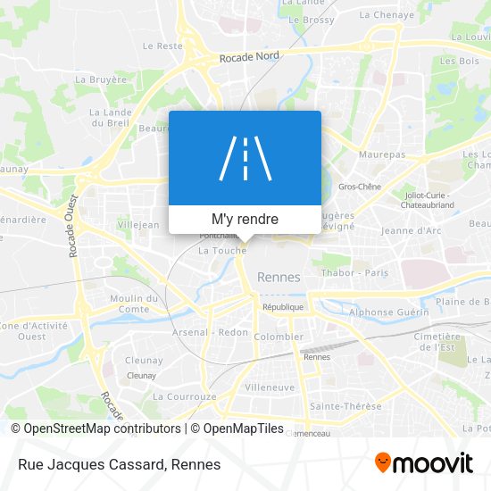 Rue Jacques Cassard plan
