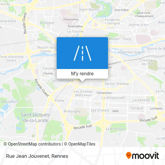 Rue Jean Jouvenet plan