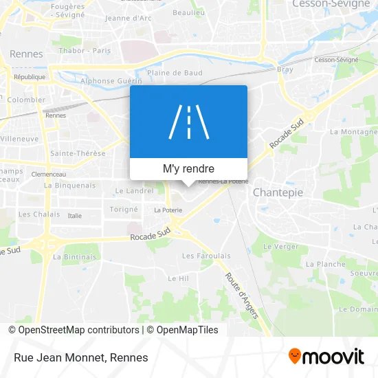 Rue Jean Monnet plan